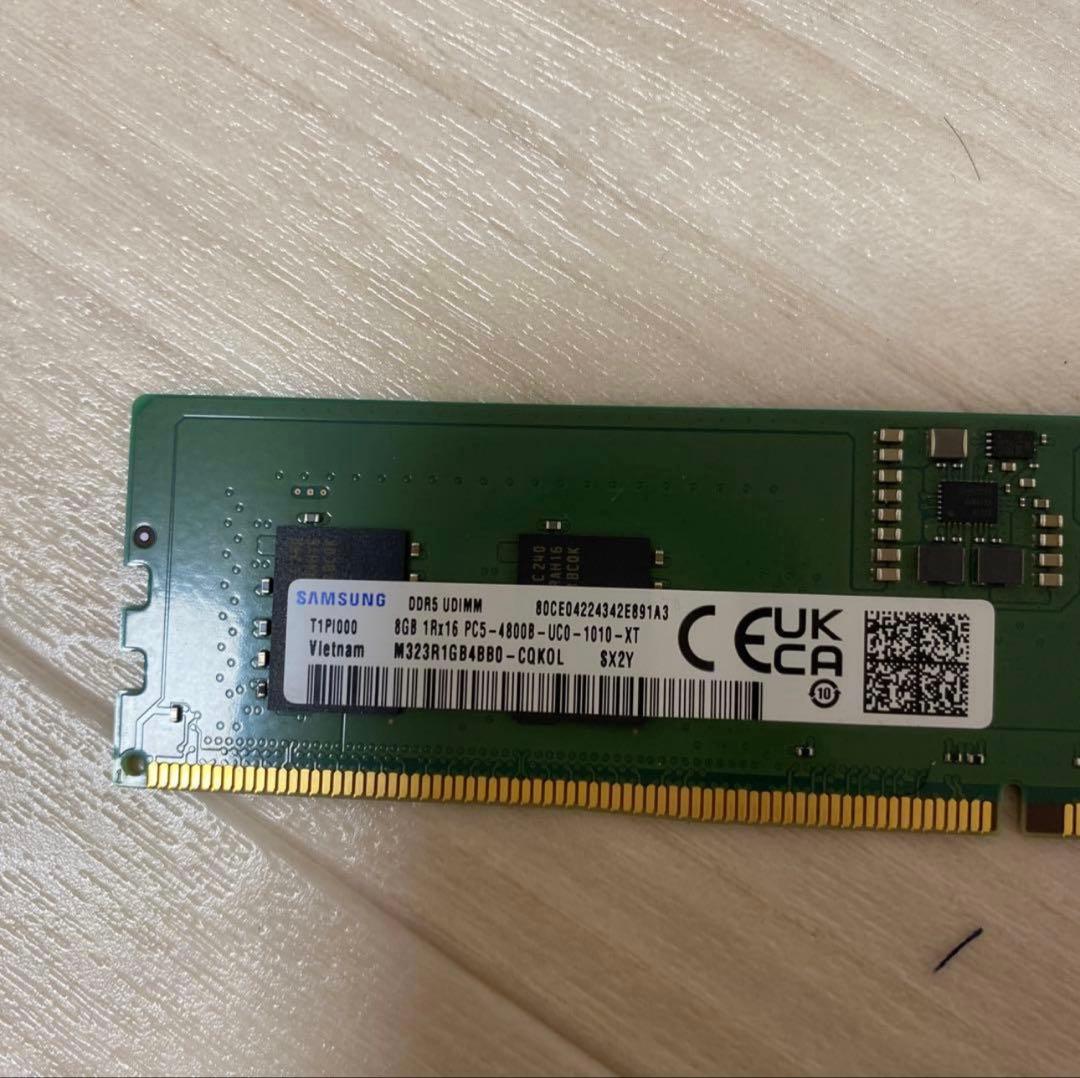 メモリー SAMSUNG DDR5 Memory 8g 4800