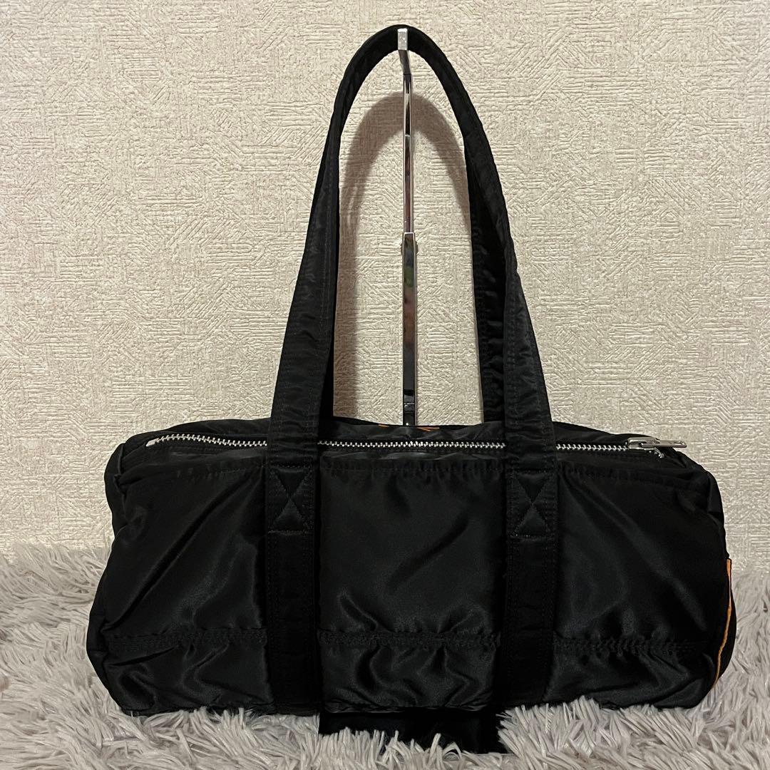 極美品 PORTER ポーター タンカー ダッフルバッグ ボストンバッグ L 黒