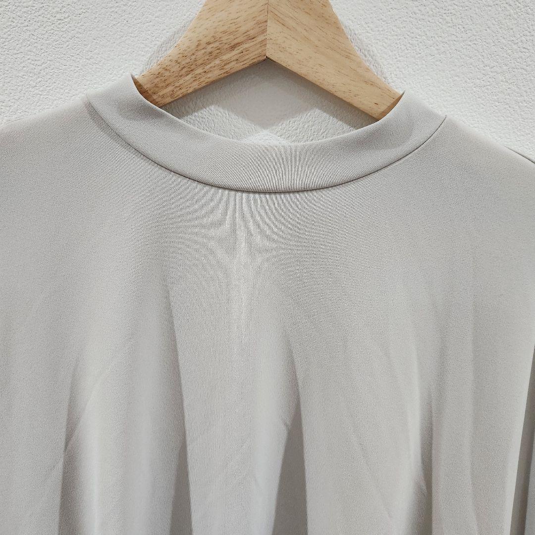 【美品】アドーア ドライタッチ スムース トップス ベージュ 38