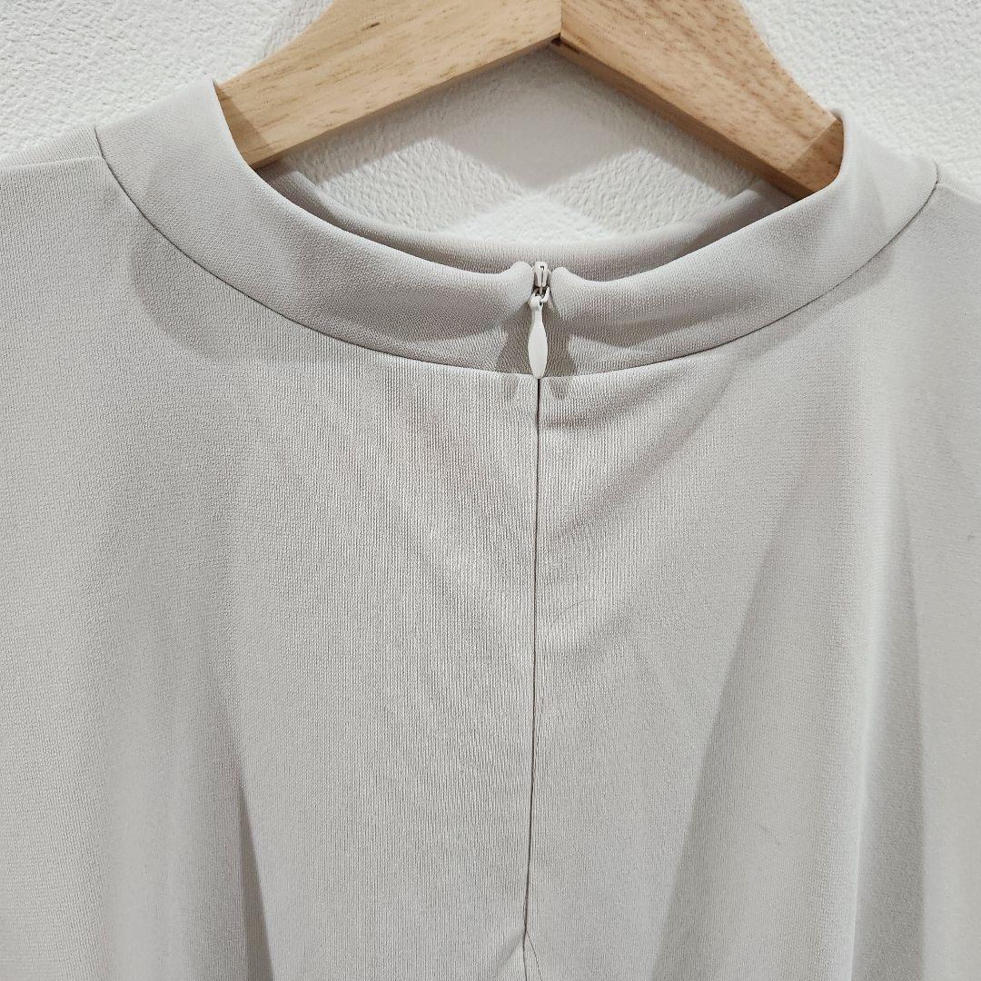 【美品】アドーア ドライタッチ スムース トップス ベージュ 38