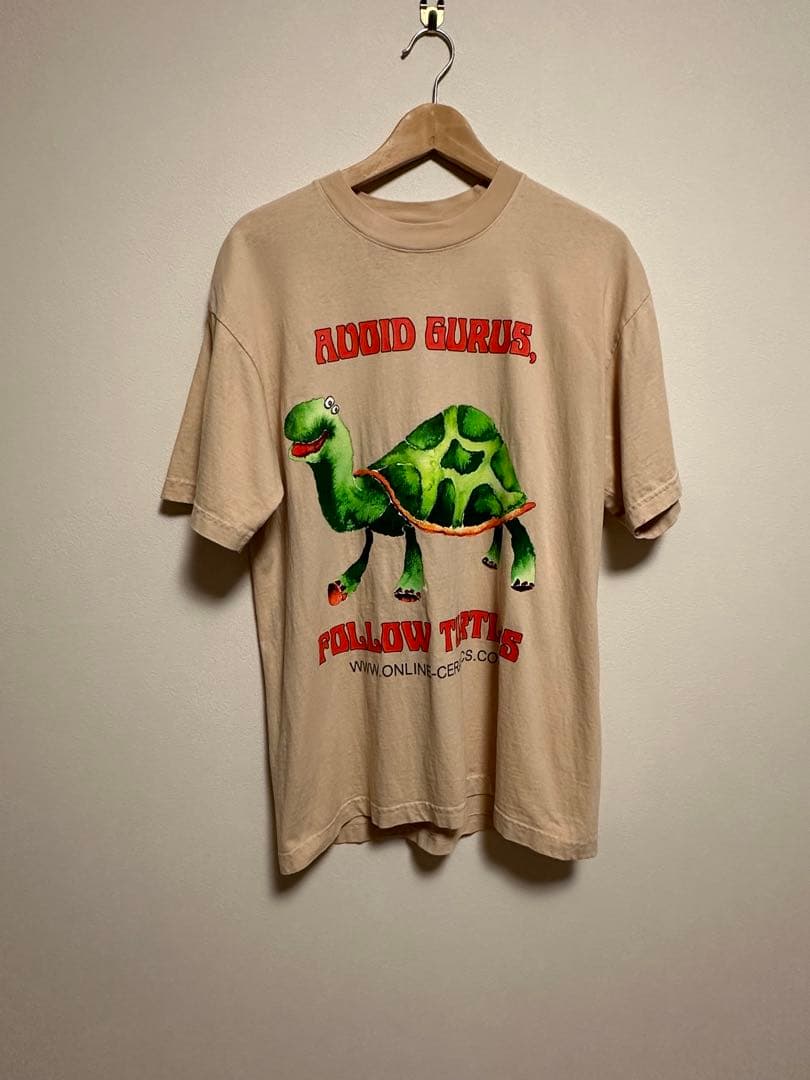 t*s様 online ceramics カメ Tシャツ ベージュ