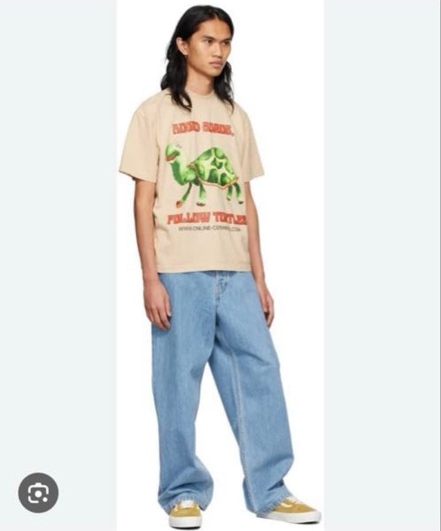 t*s様 online ceramics カメ Tシャツ ベージュ