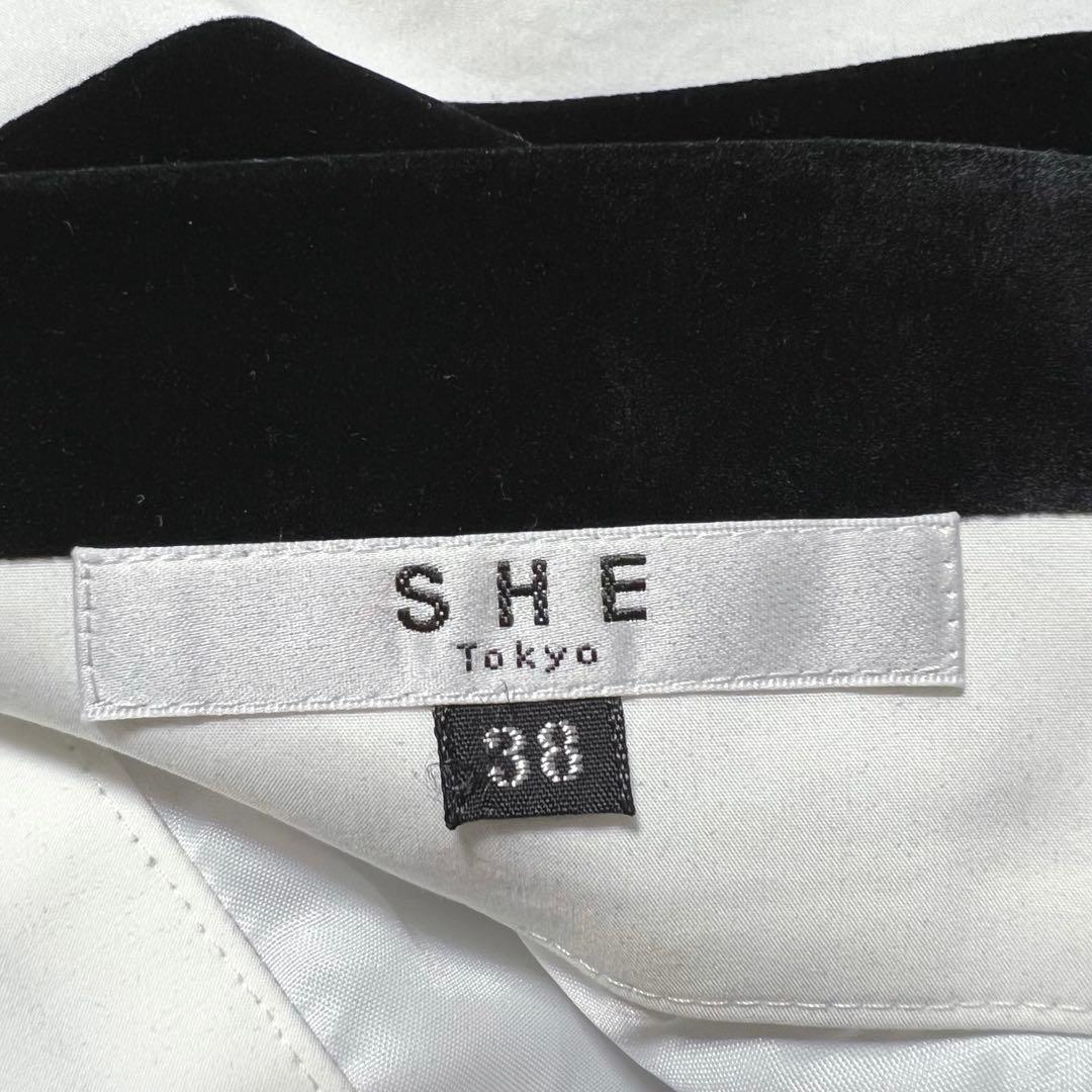 ❤️美品❤️SHE Tokyo Jessica big stripe スカート 38