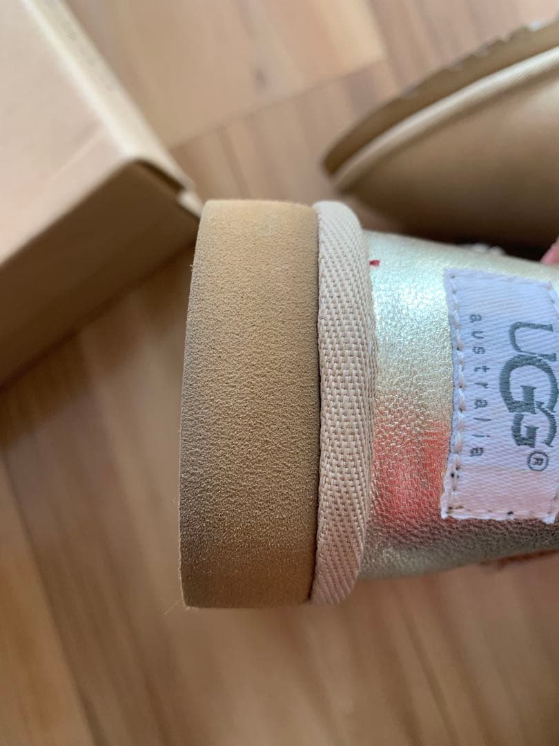 UGG ムートンブーツ ゴールド23.5〜24