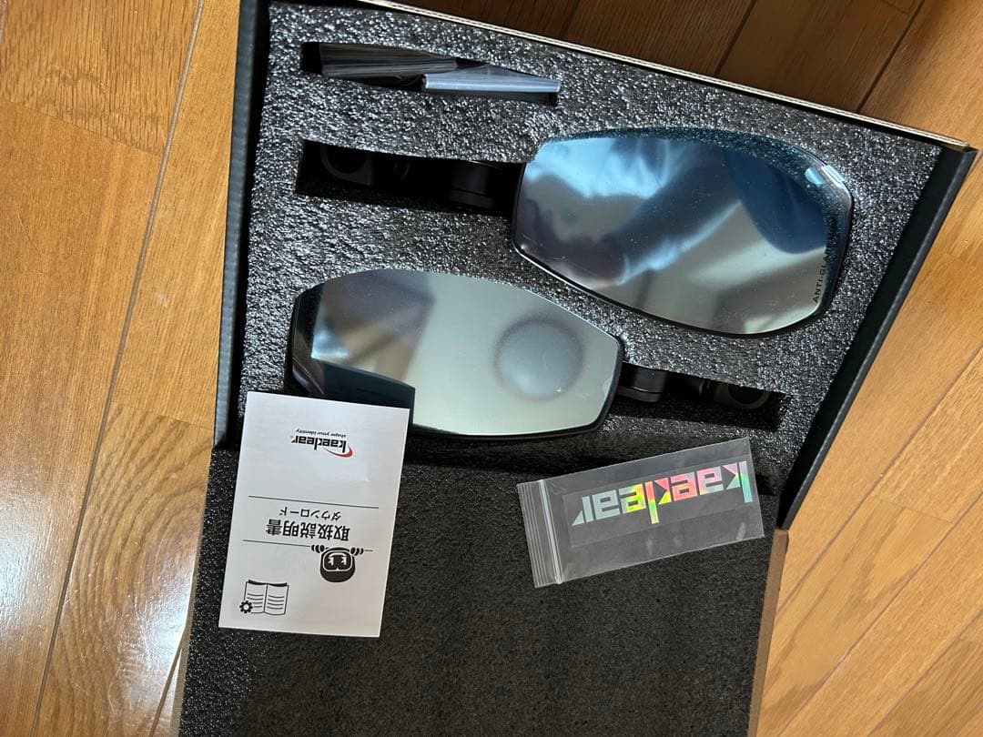 カエディア kaedear KDR-RM01 バイクミラー 新品（未使用品）