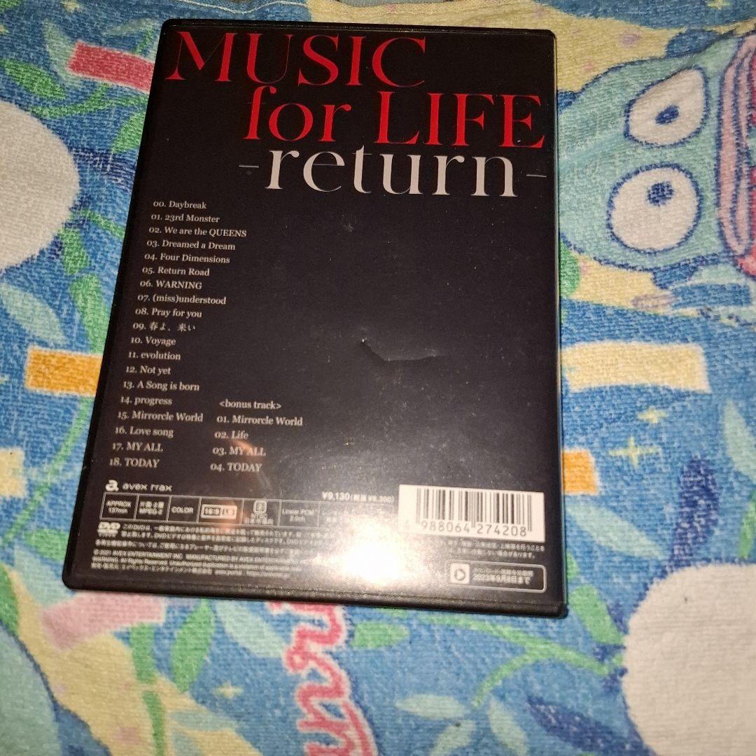 浜崎あゆみ MUSIC for LIFE - return