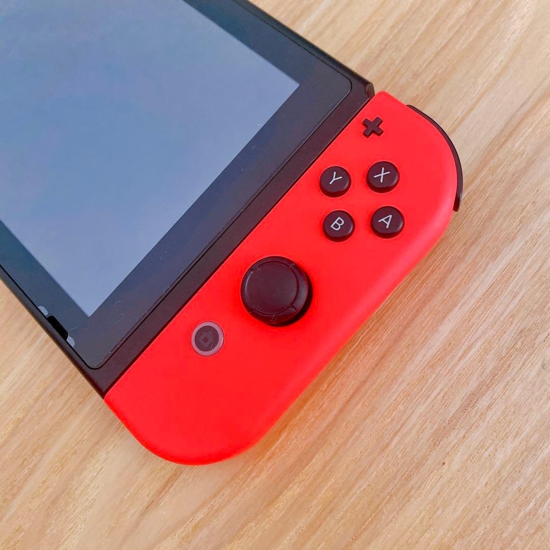 【美品】 バッテリー強化版 Switch本体 ネオンレッド ネオンブルー
