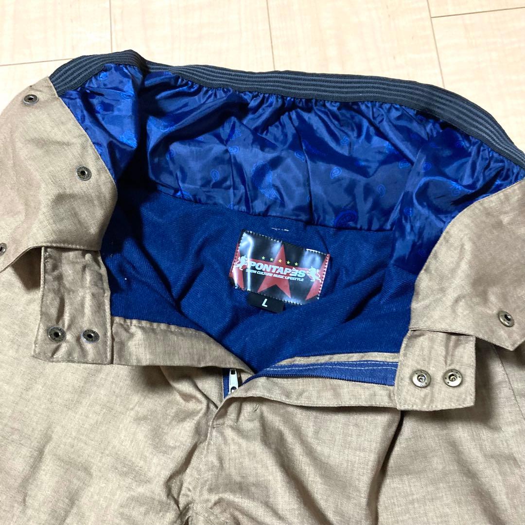 美品✨PONTAPES スノーボードウェア セットアップ 迷彩 カモフラ 上下