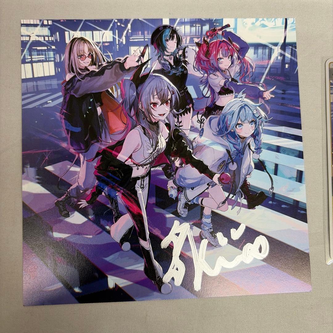 綺々羅々ヴィヴィ　直筆サイン　FLOWGLOW 1st アルバム EC数量限定