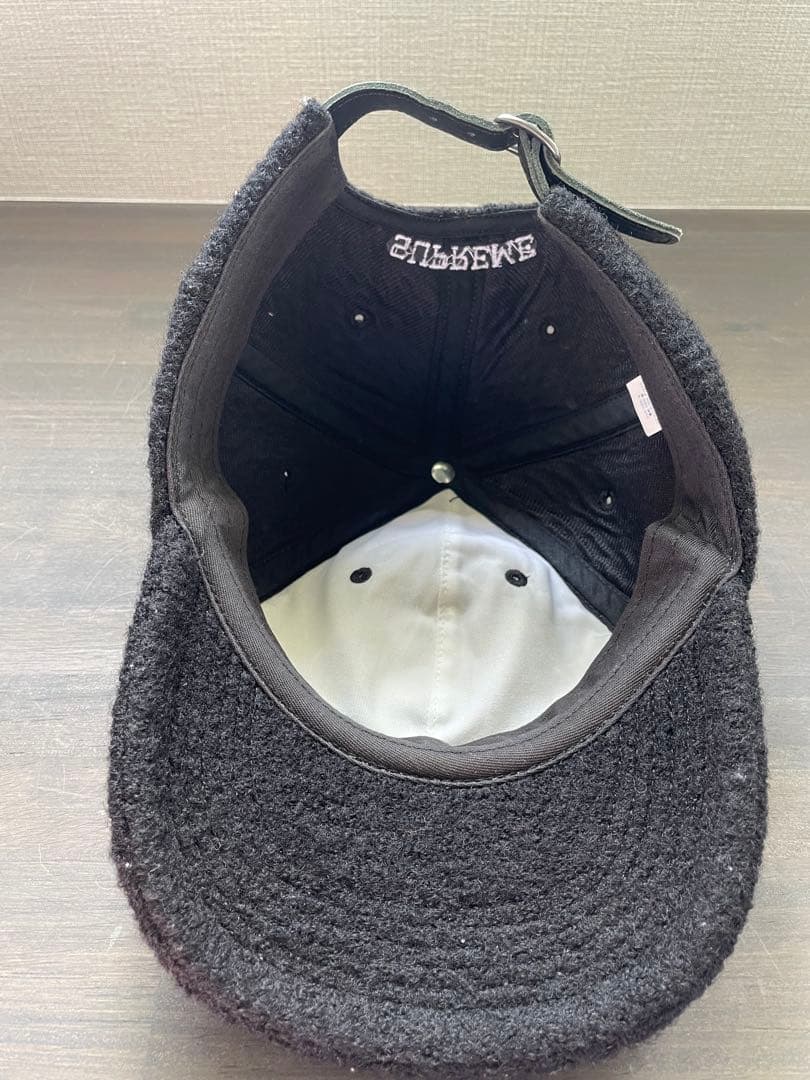 SUPREMEキャップ　ブラック
