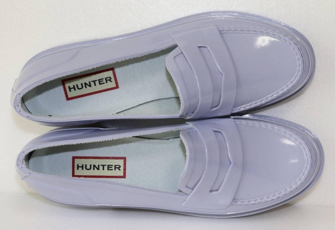 定価16500 新品 本物 HUNTER 靴 ローファー JP24 236