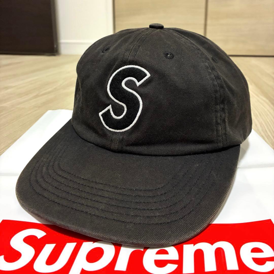 24H以内発送 完売品 希少 黒 Felt S Logo 6-Panel Cap