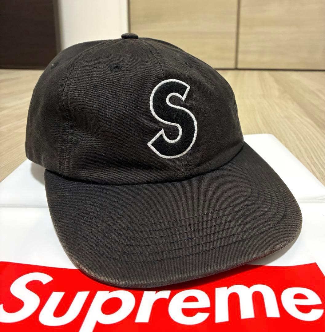 24H以内発送 完売品 希少 黒 Felt S Logo 6-Panel Cap