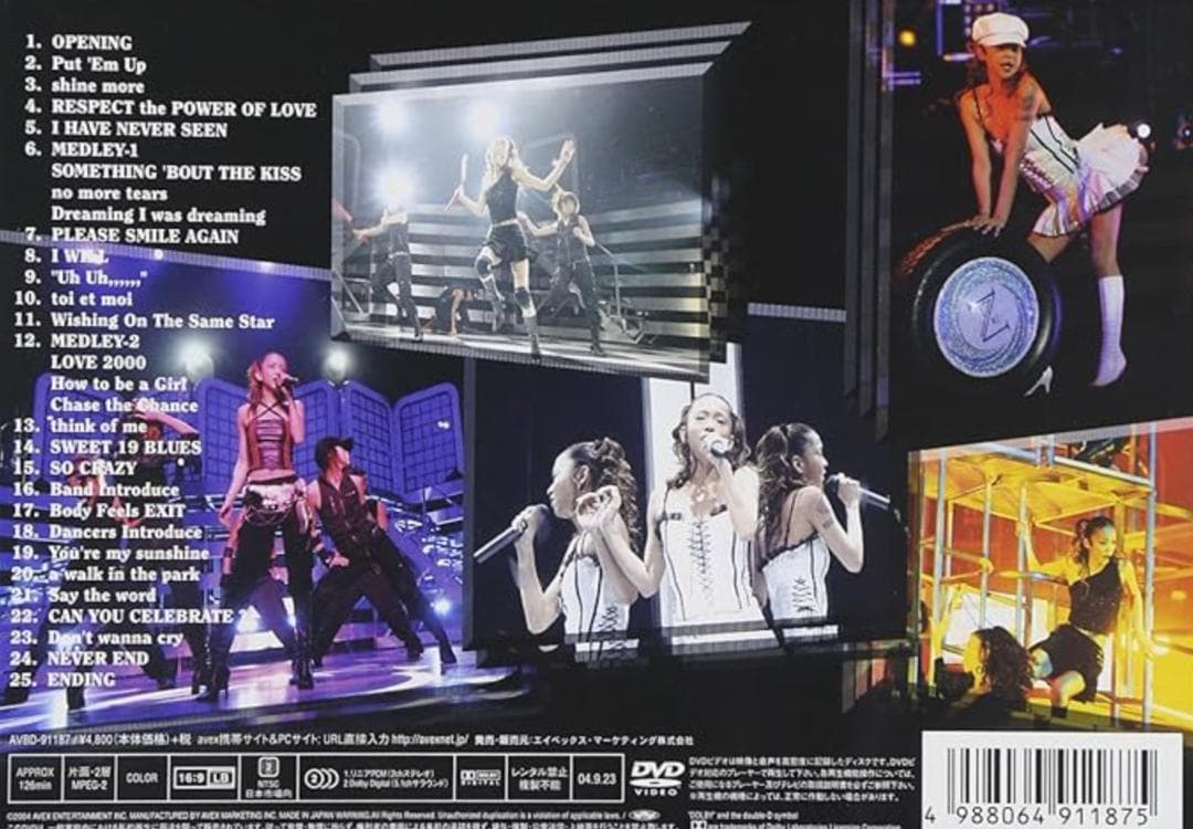 新品未開封　安室奈美恵　SO CRAZY　2003-2004　DVD