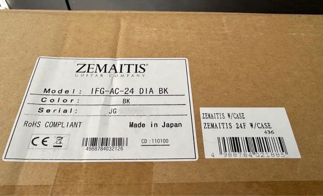 ZEMAITIS【新品】 IFG-AC-24f DIA ハードケース付き