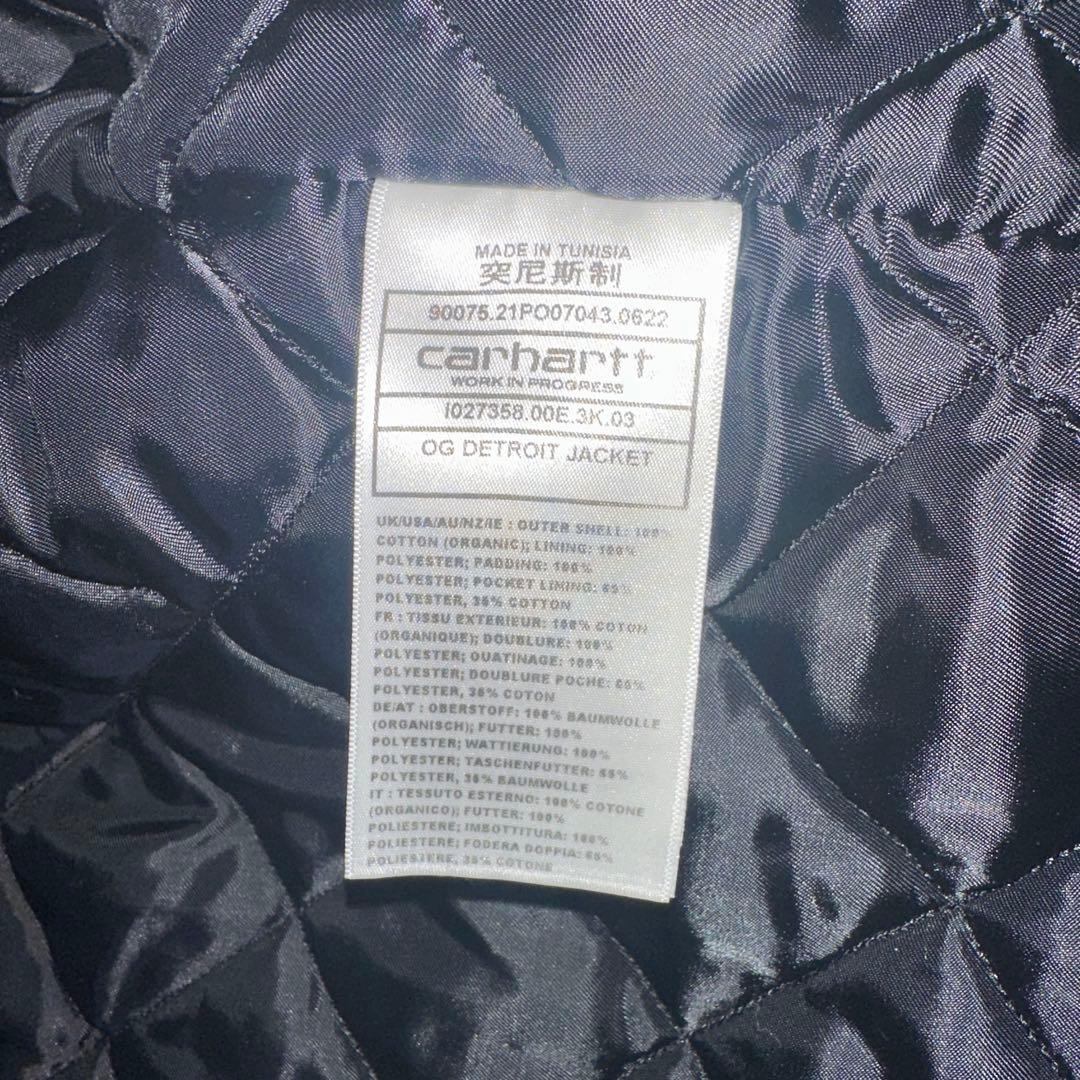 Carhartt OG DETROIT JACKET ブラック
