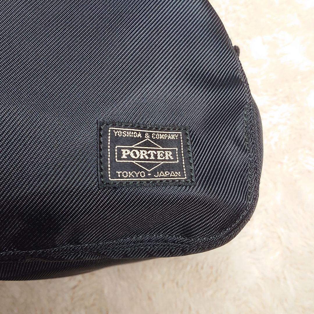 極美品✨PORTER ミニボストンバッグ ハーフムーン ラウンド ブラック