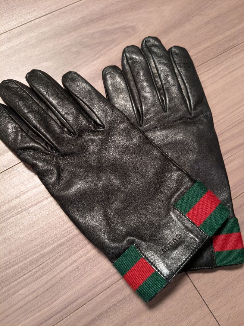 GUCCI レザーグローブ