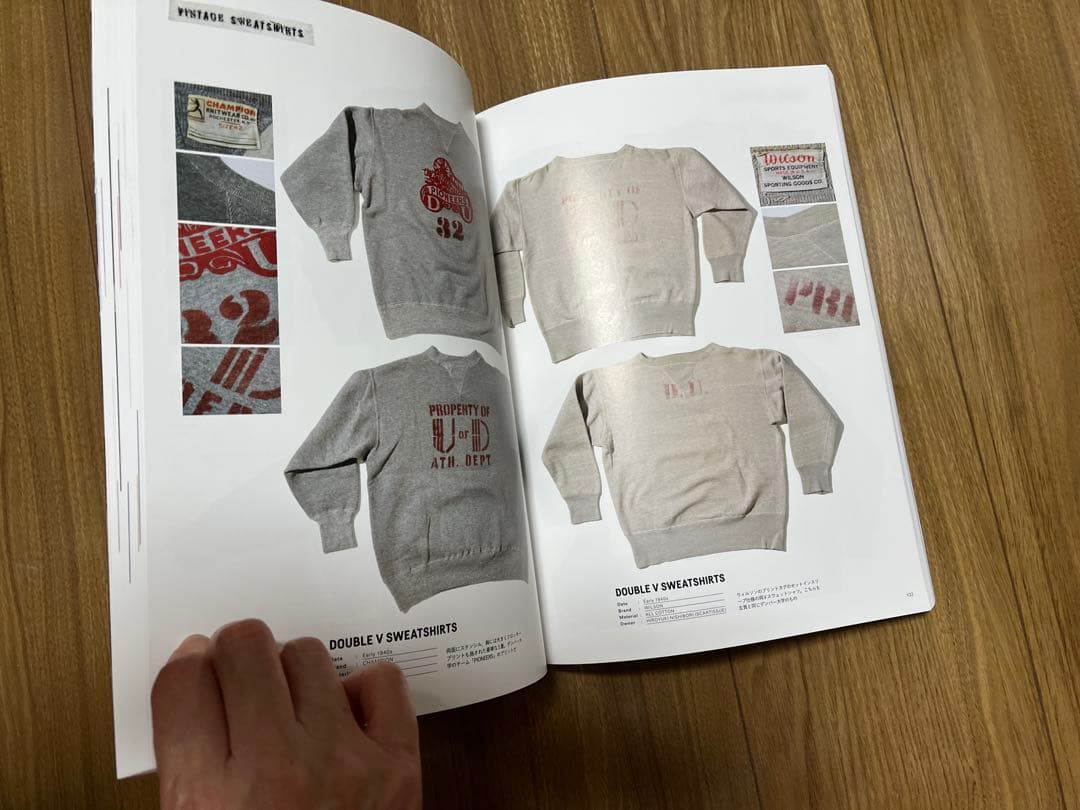 【美品】ヴィンテージスウェットシャツ　雑誌