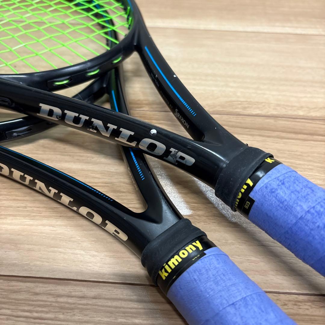 DUNLOP FX500 G2テニスラケット 2本セット