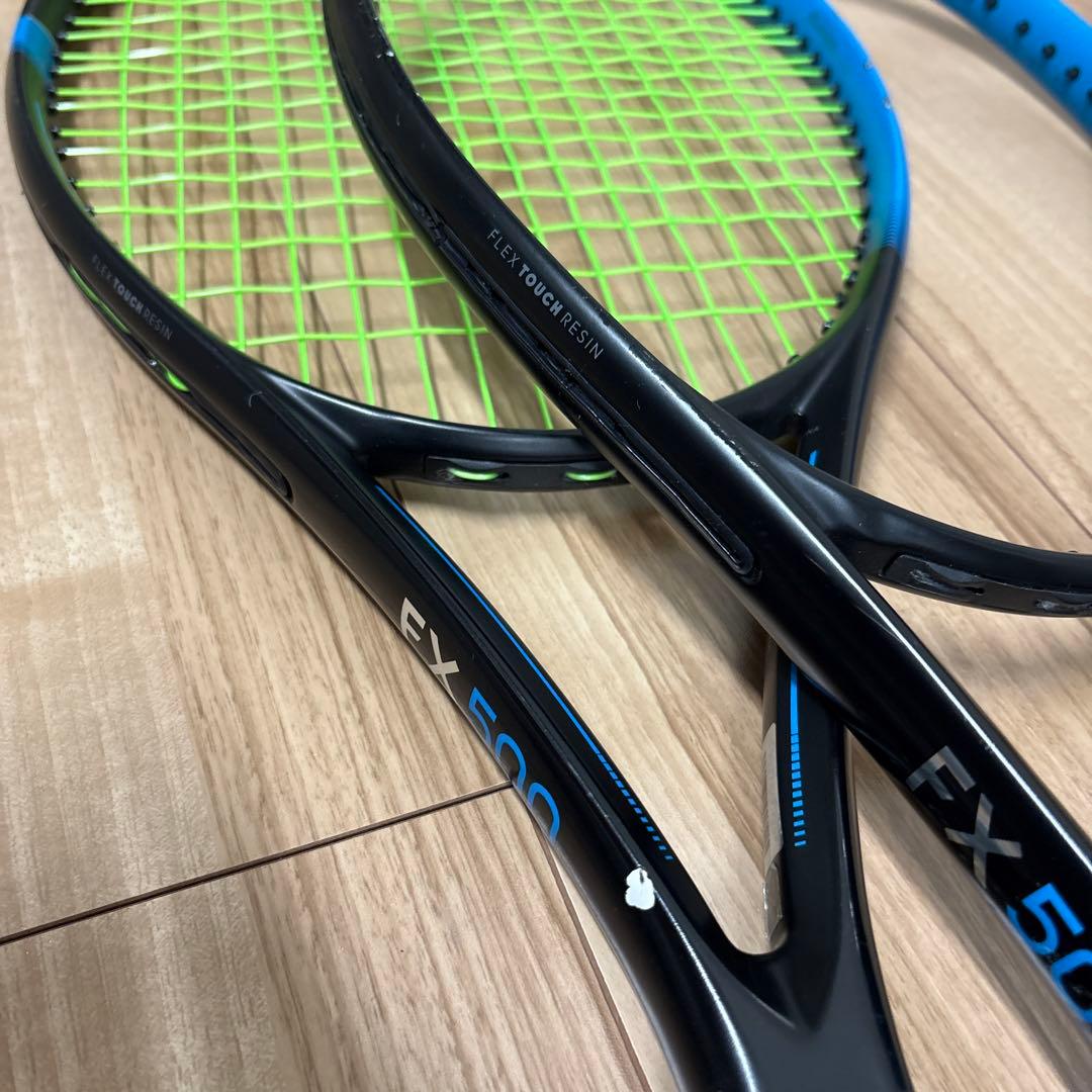 DUNLOP FX500 G2テニスラケット 2本セット
