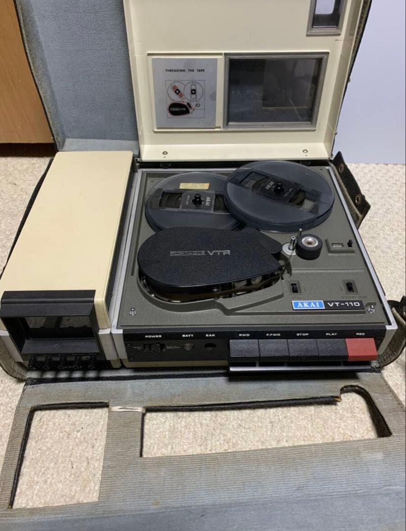 「yasu」AKAI VT-110 セット品　ジャンク