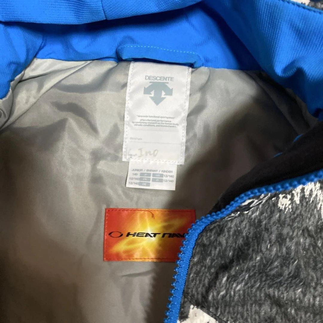 DESCENTE デサント スキーウェア ヒートナビ 140cm セット つなぎ