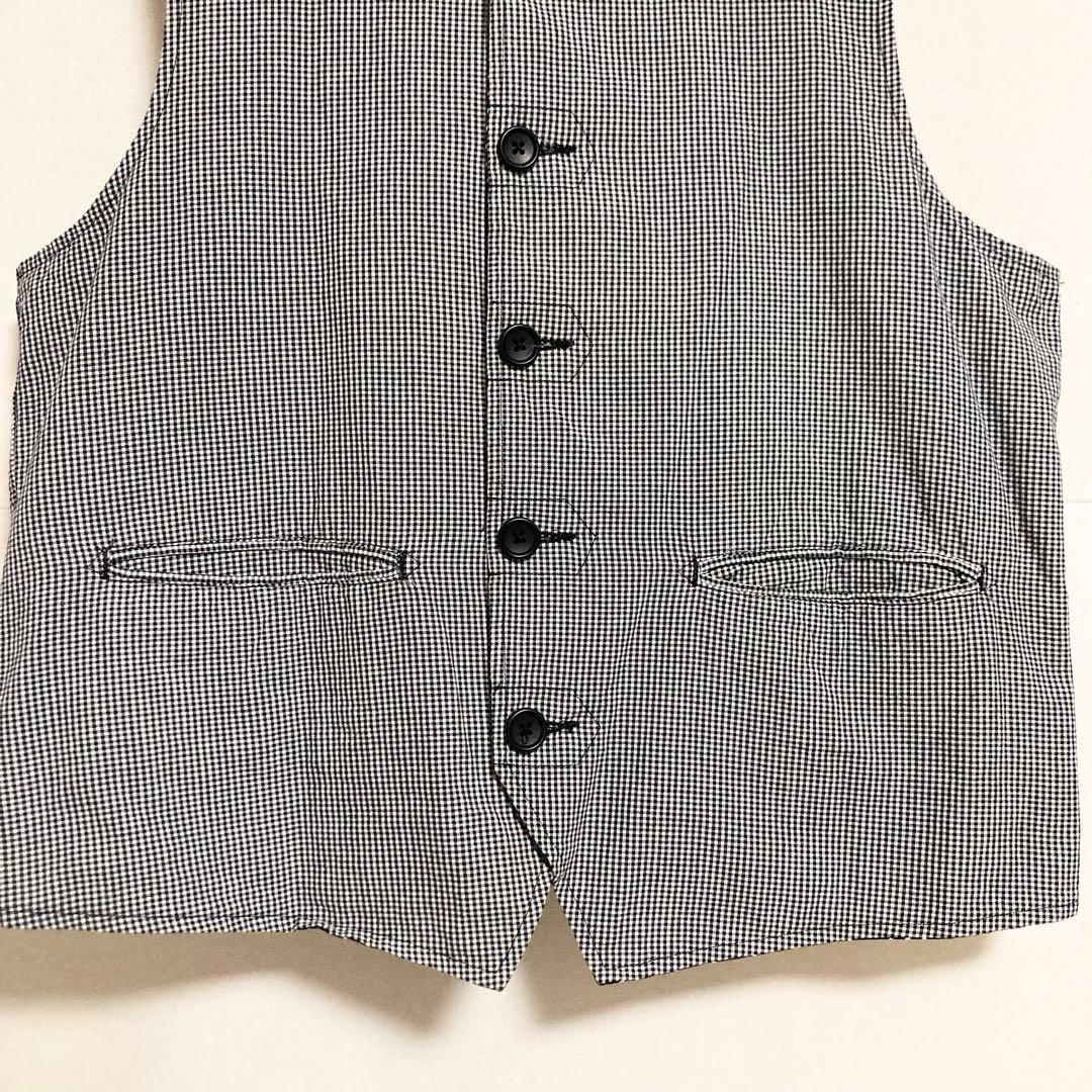 旧タグLサイズ！ENGINEEREDGARMENTS リバーシブルジレベスト