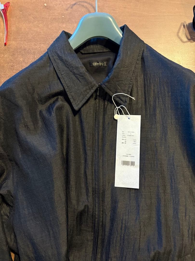 コモリ　24aw ウールシルクスイングトップ