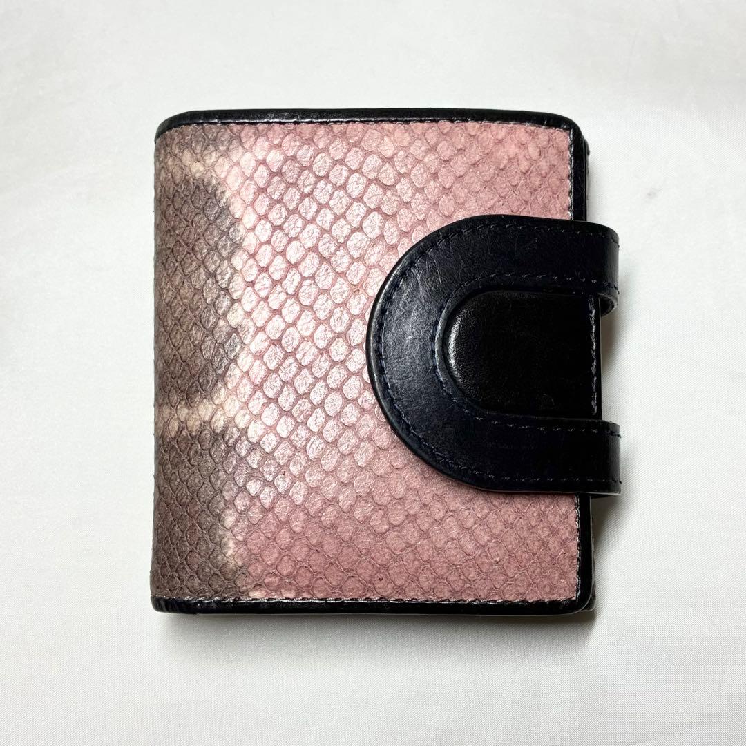 【美品】　ヒロコハヤシ　MALVA マルバ　薄型二つ折り財布　完売品　近年モデル