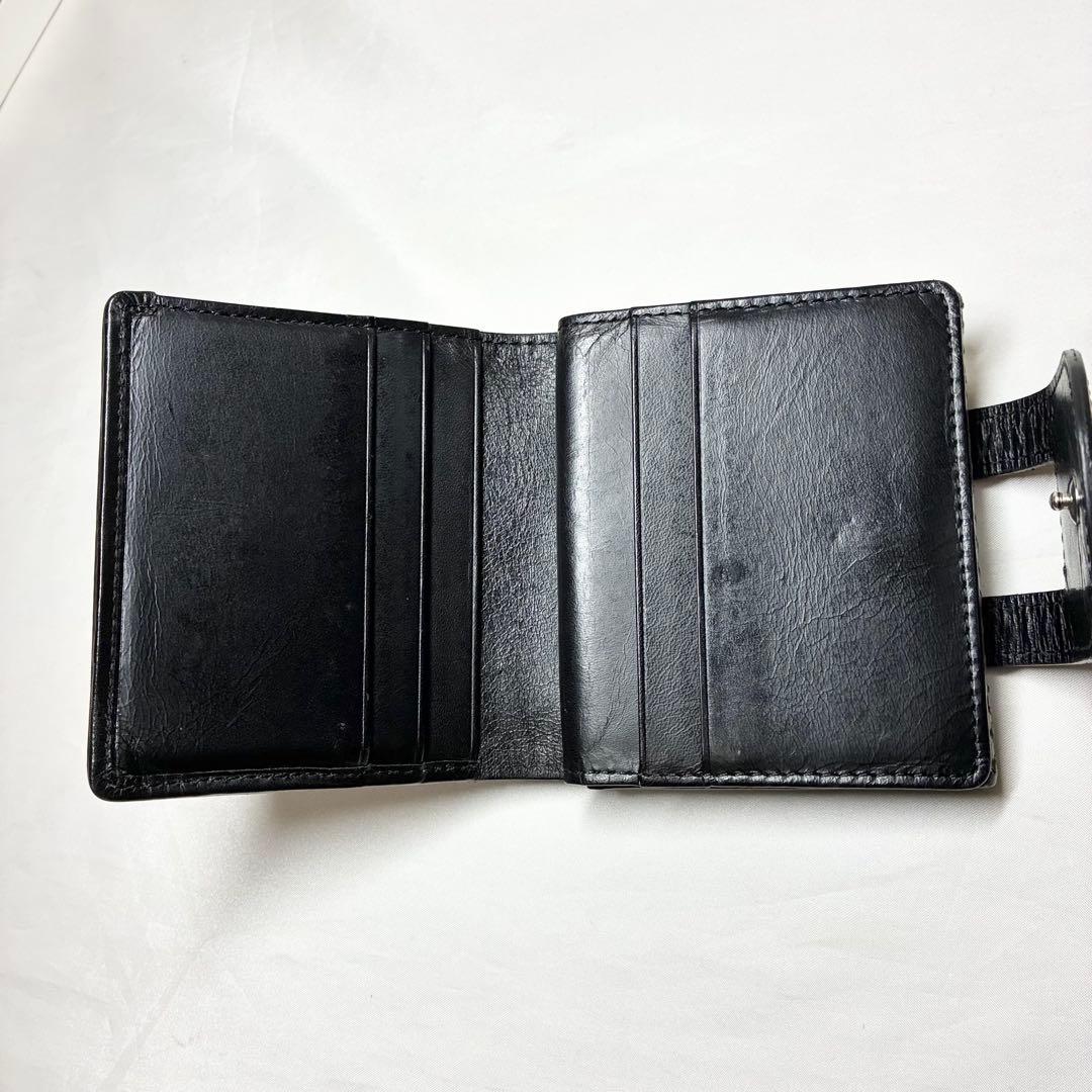 【美品】　ヒロコハヤシ　MALVA マルバ　薄型二つ折り財布　完売品　近年モデル