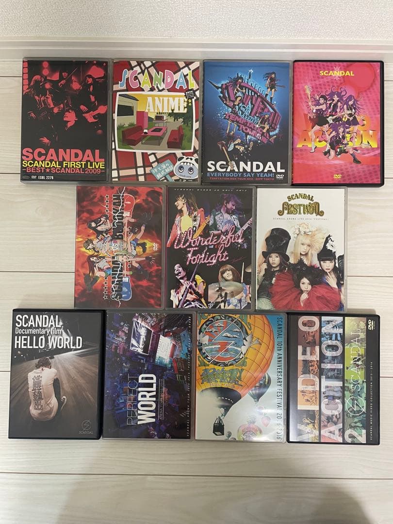 SCANDAL DVD セット