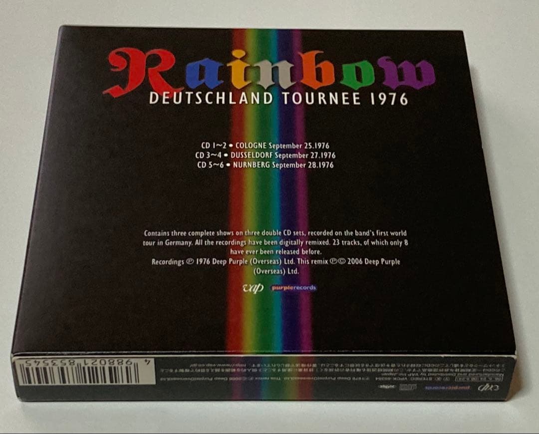 Rainbow・ライブインジャーマニー・限定盤6枚組Box Set・美品