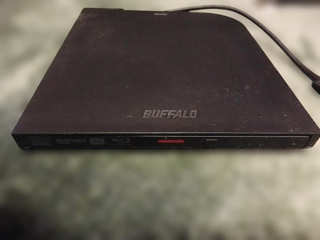 BUFFALO ポータブルブルーレイドライブ BRXL-PTV6U3-BKA
