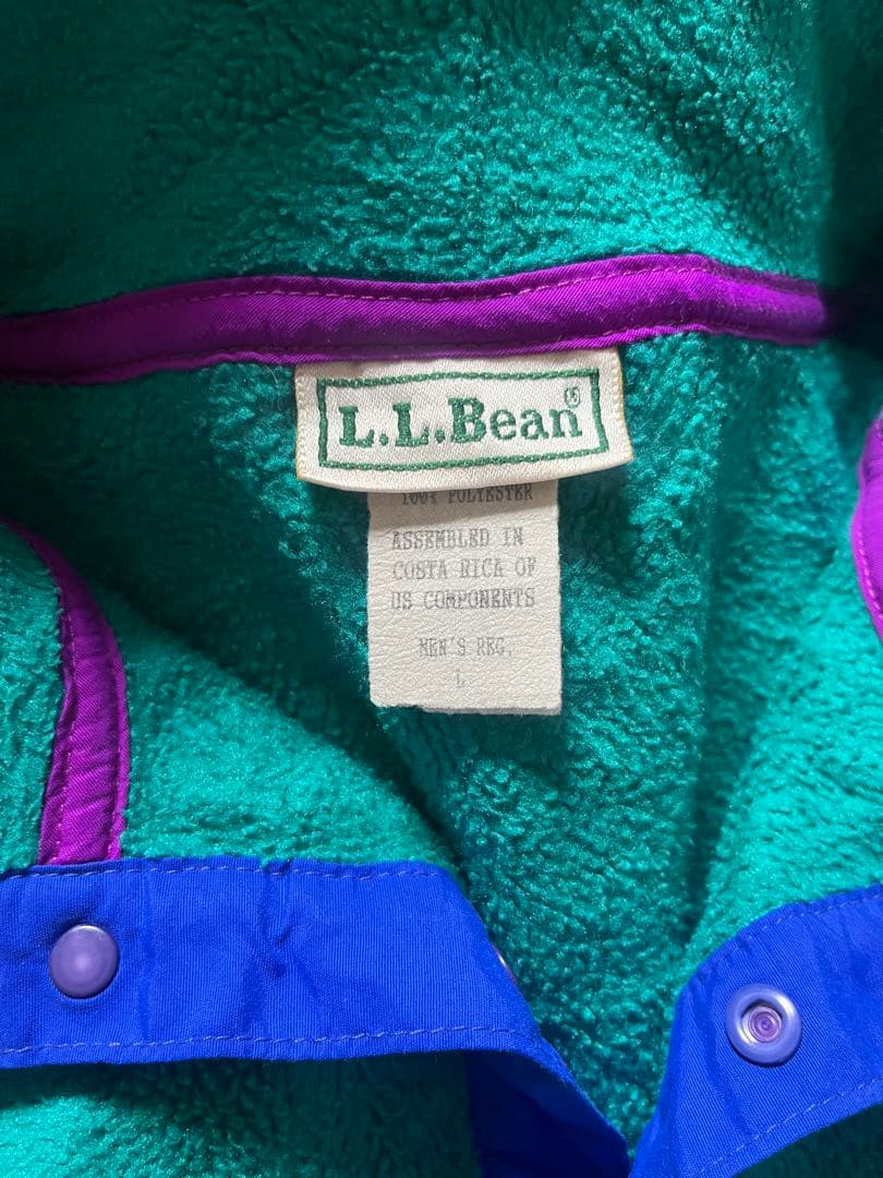 ビンテージ　L.L.Beanハーフスナップフリース