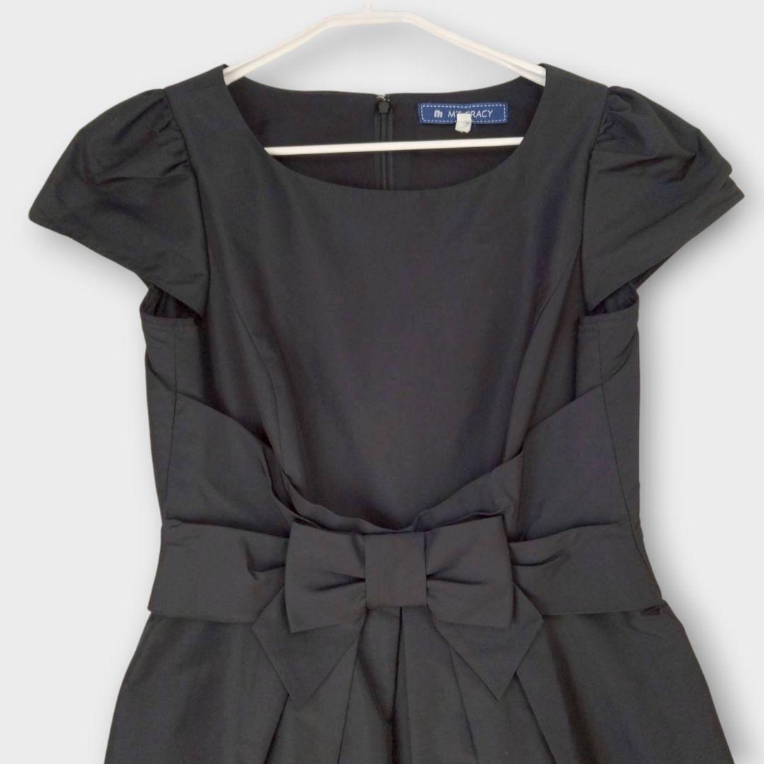 ＊M'S GRACY エムズグレイシー＊ サイズ40 ワンピース 半袖 ひざ丈
