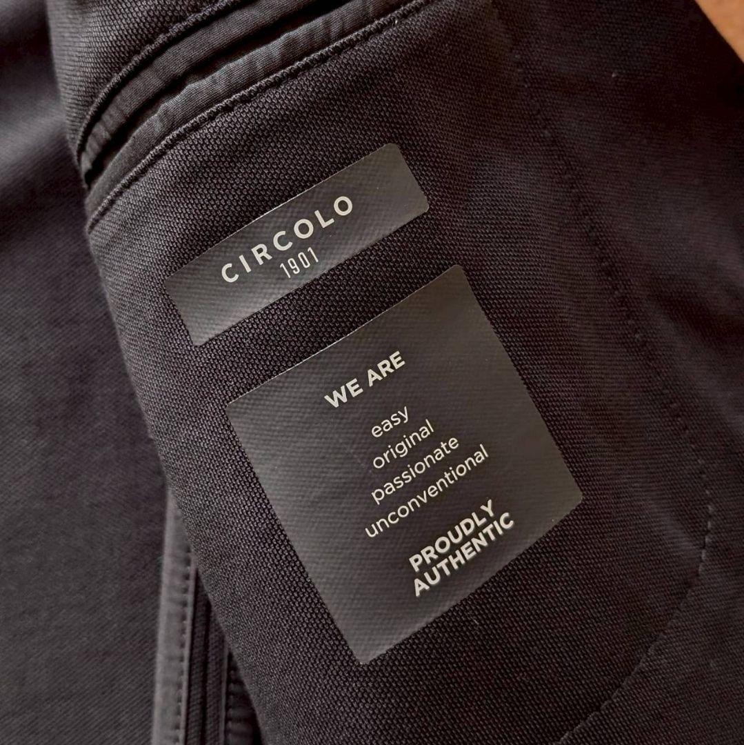 CIRCOLO 1901 ブラック テーラードジャケット