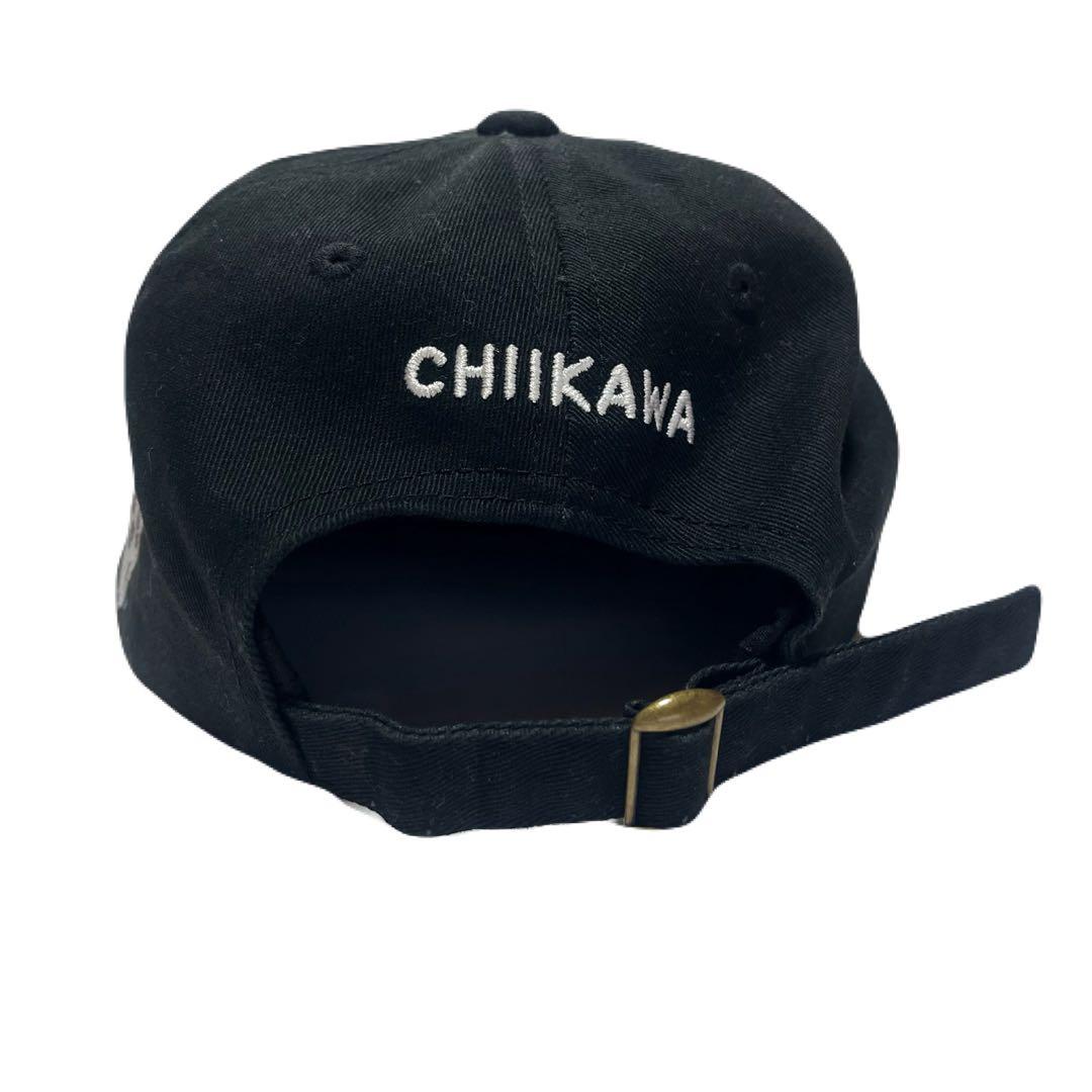 ハチワレ ジャージ上下 キャップ セット ちいかわ　モモンガ 黒 帽子