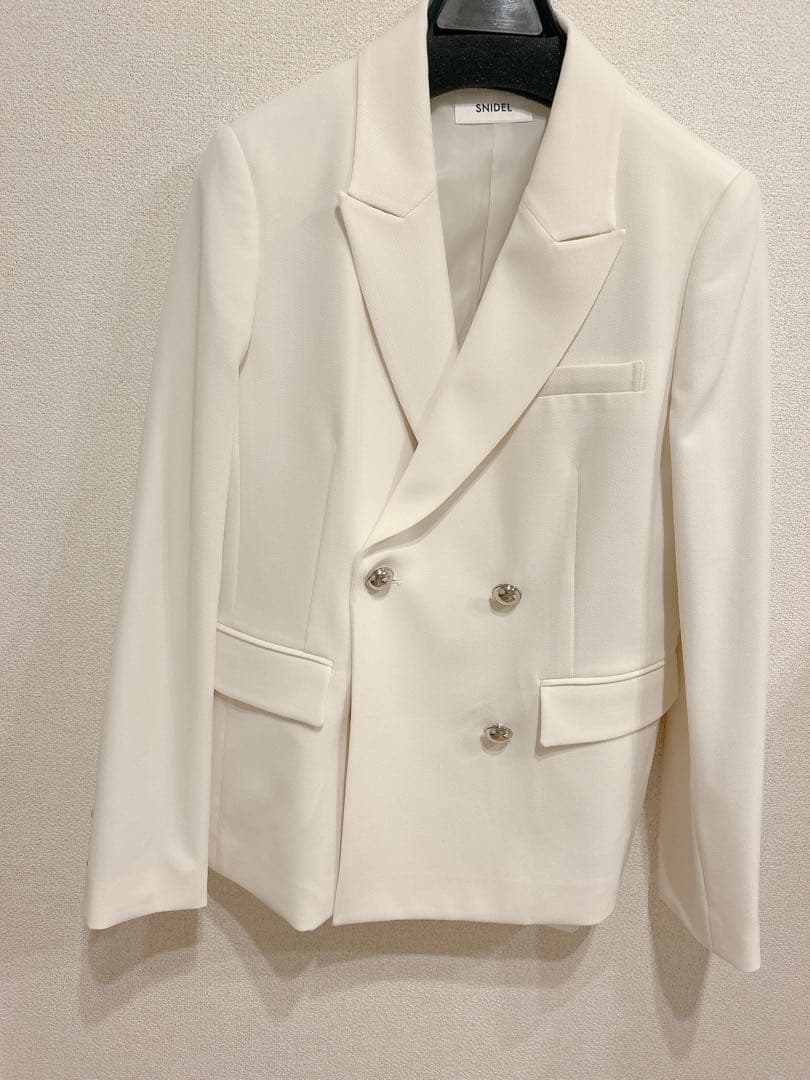 snidel Sustainableダブルブレストジャケット