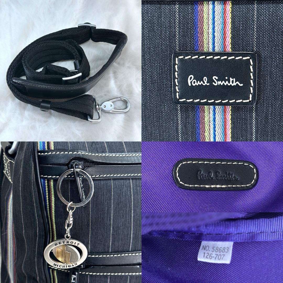 【レア美品】PaulSmith ポールスミス ボストンバッグ ビジネス 1234