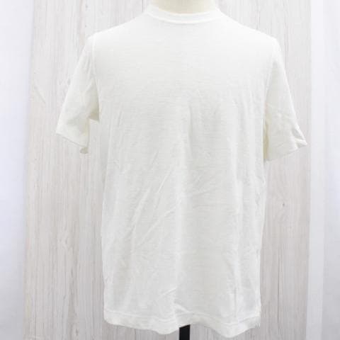 ◇未使用保管品 HERMES タオル地 Tシャツ 白 Mサイズ