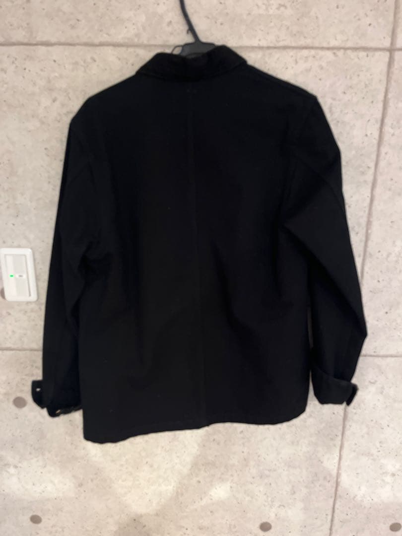 Carhartt 襟ダック地ジャケット ブラック swag