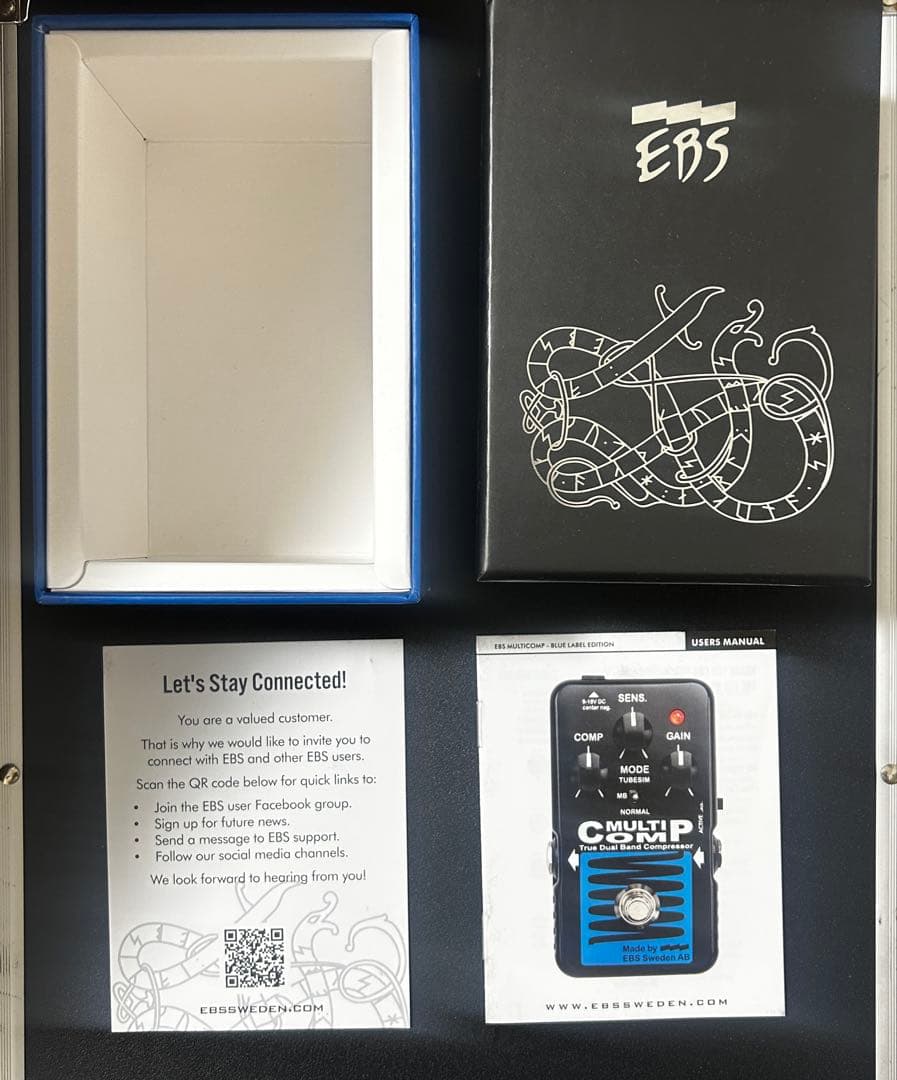 EBS MultiComp BlueLabel ベース用エフェクター