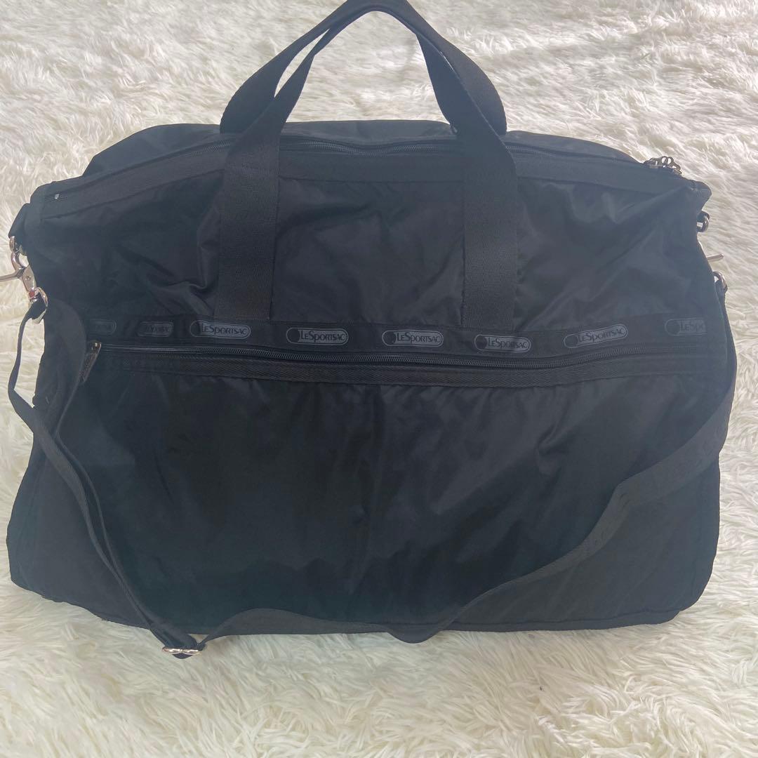 【美品】 レスポートサック ブラック　ボストンバッグ　大きめ　軽量