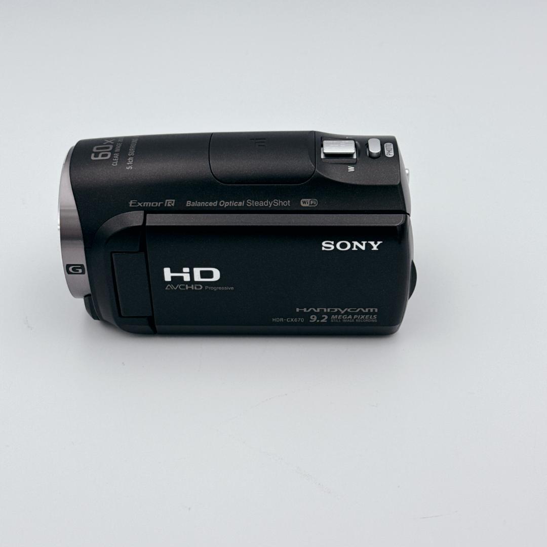 【美品】SONY ハンディカム ビデオカメラ HDR-CX670 ブラック
