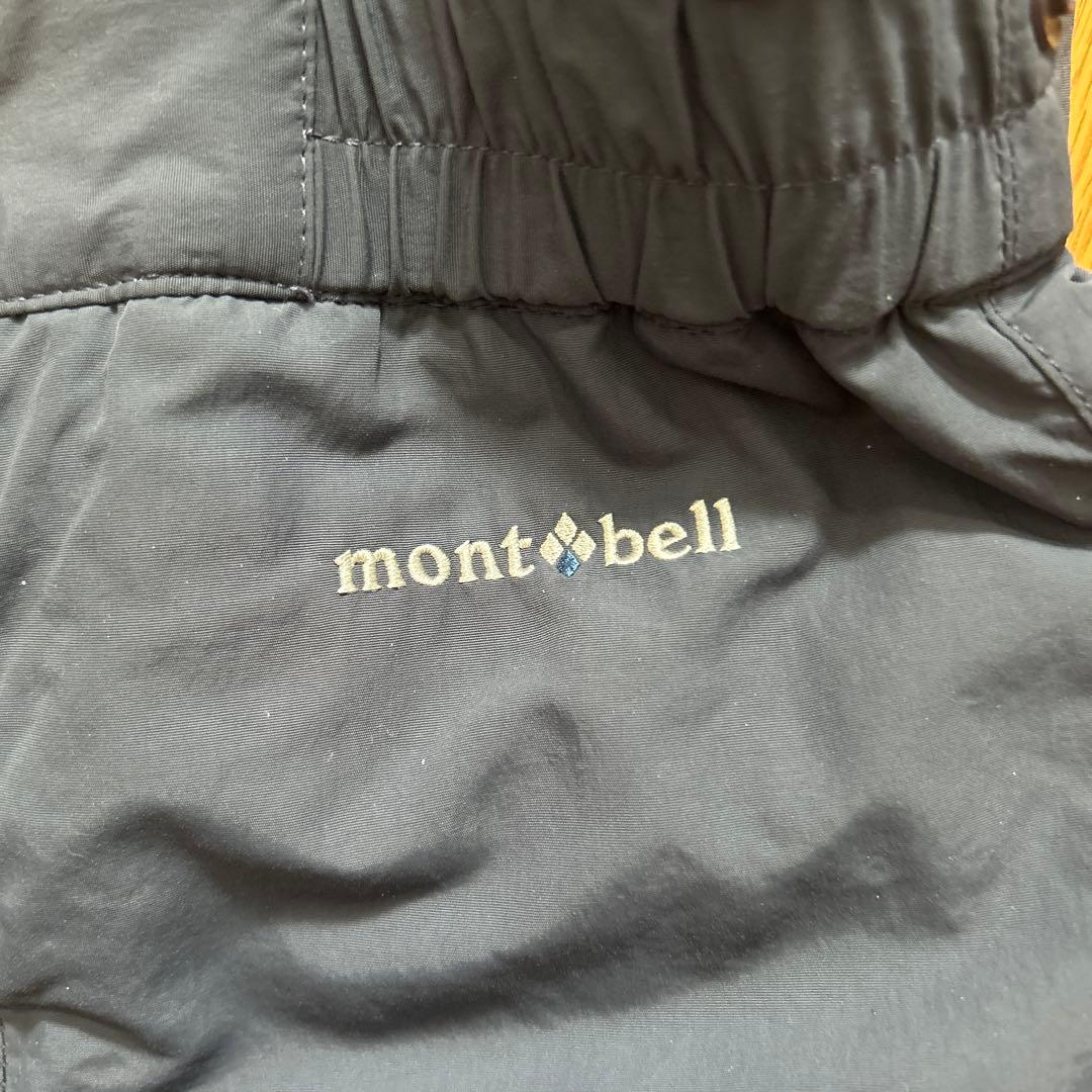 美品☆mont-bell 子供用スキーウェア 130 グレー　スノーズボン