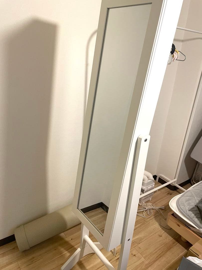 美品！　アクセサリー収納付き　姿見！
