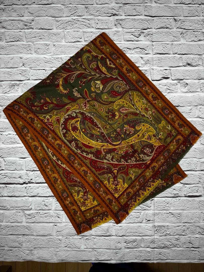 ETRO ペイズリー柄ストール　ｗ2925-1111-④-①