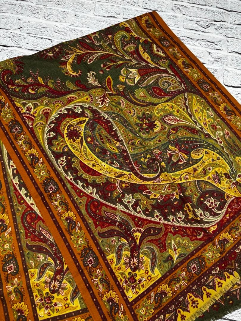 ETRO ペイズリー柄ストール　ｗ2925-1111-④-①