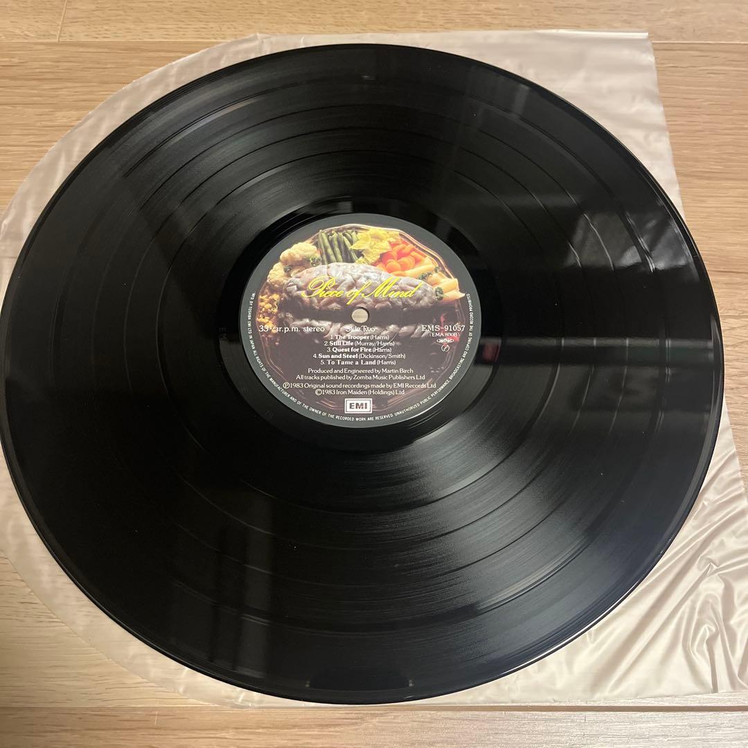 【美品】IRON MAIDEN / アイアン・メイデン 「頭脳改革」レコード